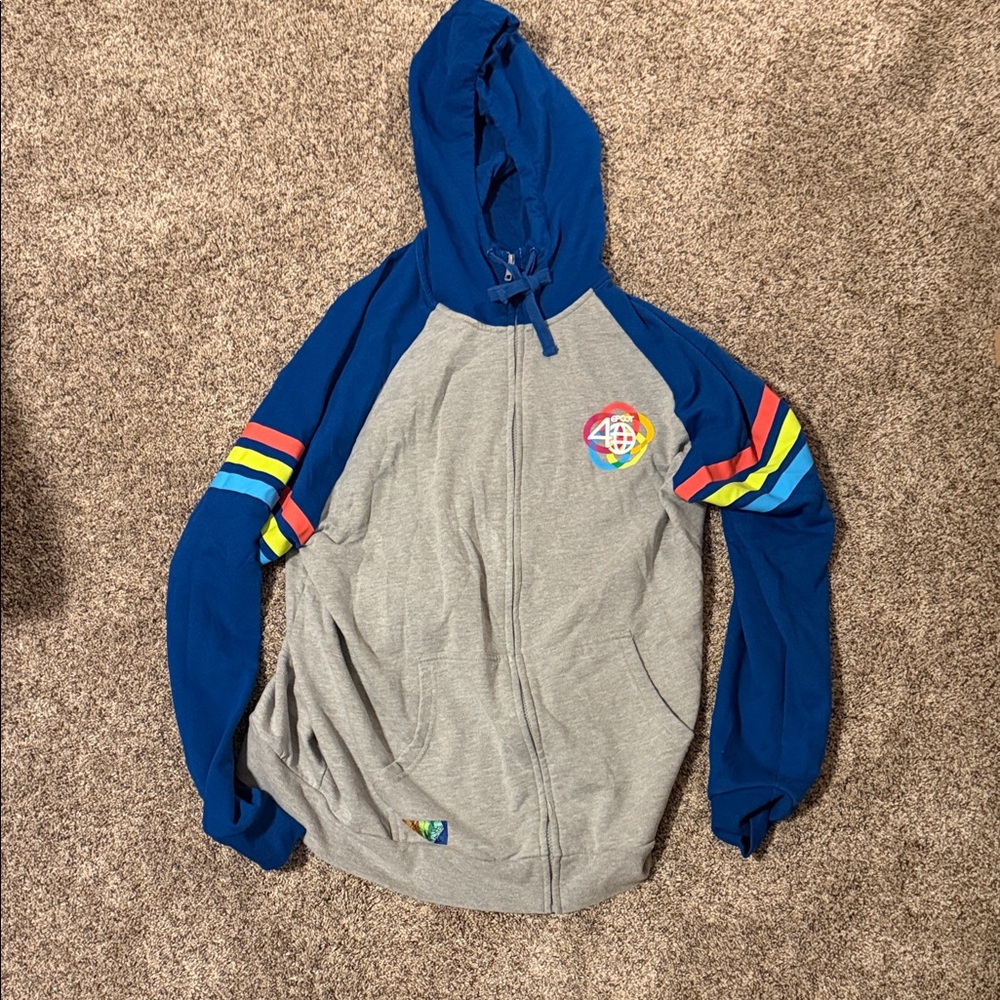 Colorful Men’s EPCOT 40th Anniversary Hoodie Jacket